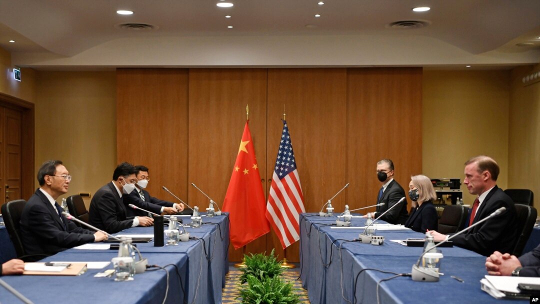 白宮國家安全顧問沙利文3月14號在羅馬與中國最高外交官員楊潔篪進行了7個小時的緊張會談。