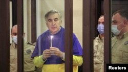მიხეილ სააკაშვილი სასამართლო პროცესზე