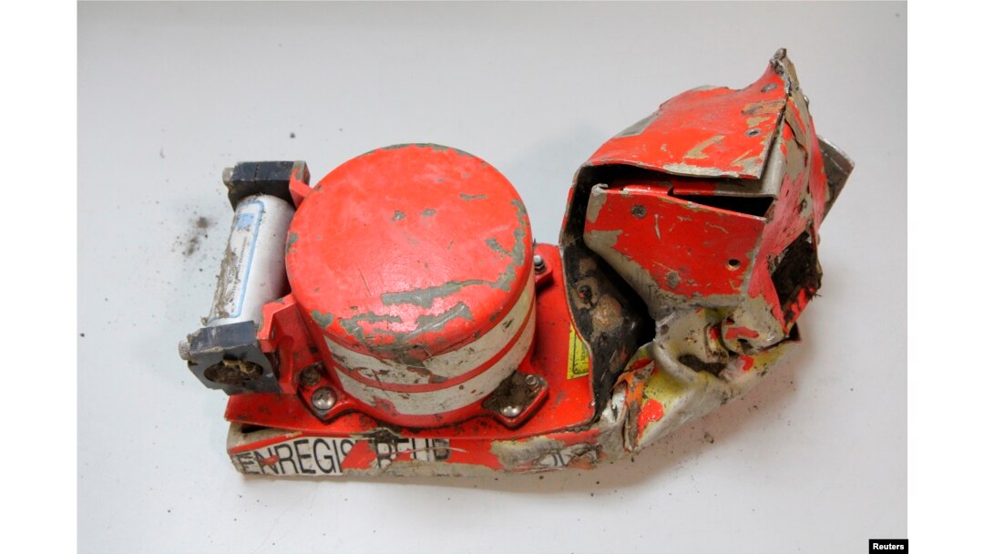 A "black box" voice recorder from the German Airbus operated by Lufthansa's Germanwings budget Airbus A320 crash is seen in this photo released by the BEA, France's air accident investigative agency, March 25, 2015.