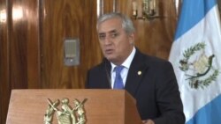 Washington apoya proceso contra Pérez Molina
