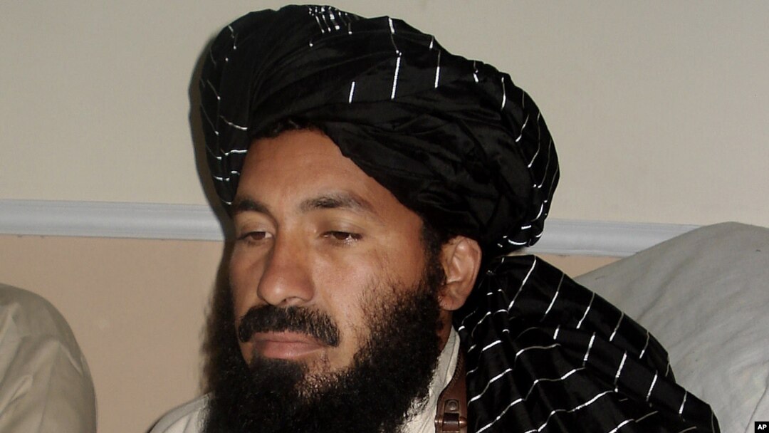 In this April, 20, 2007 photo, Pakistani militant commander Maulvi Nazir meets his associates in South Waziristan near the Afghani border.