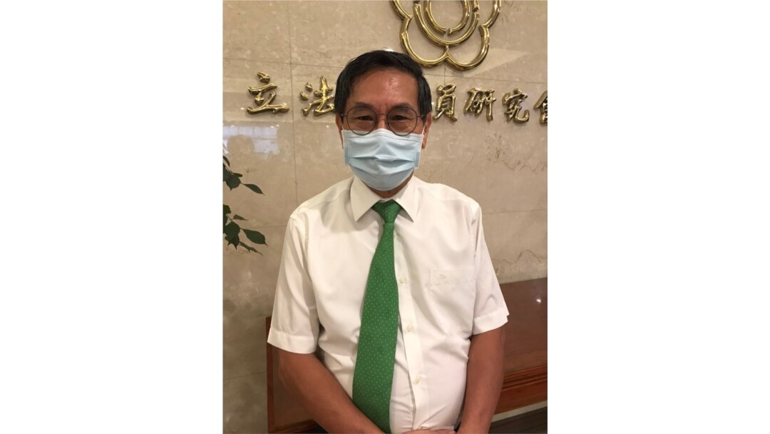 位於台北的台灣聯合國協進會理事長涂醒哲(美國之音記者顧展瓏攝）
