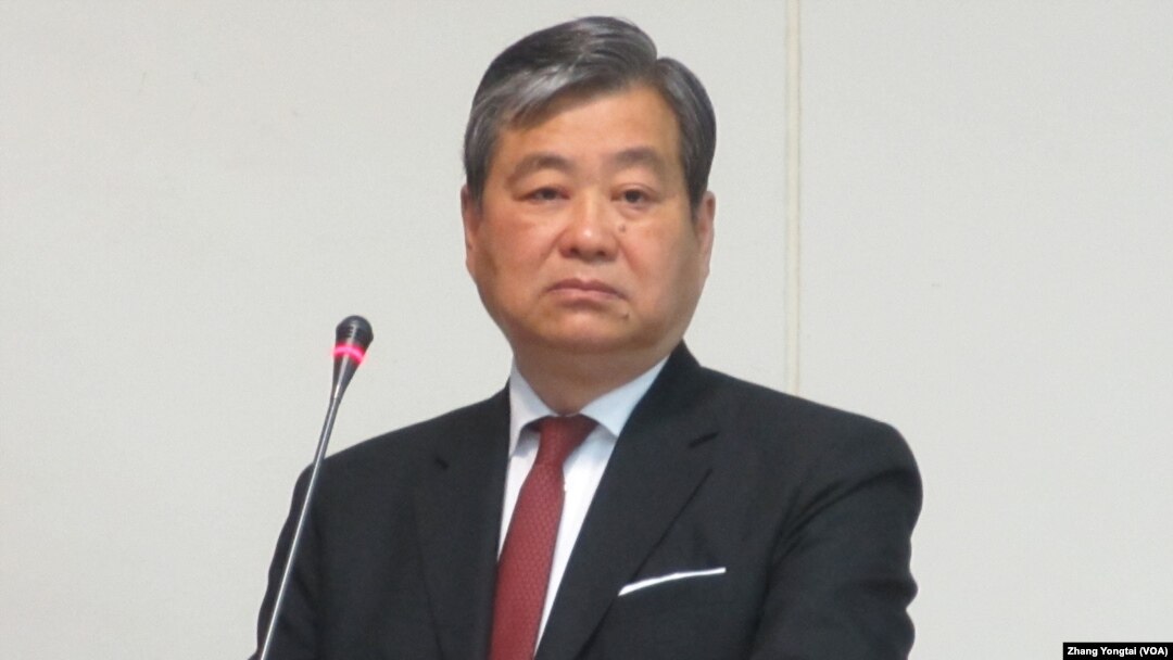 台灣外交部次長石定(美國之音張永泰拍攝)