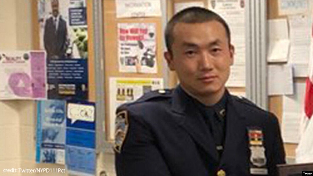 資料照片：紐約市警察局警官白馬達傑·昂旺。