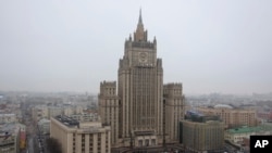 МИД России. Москва, Смоленская площадь (архивное фото) 