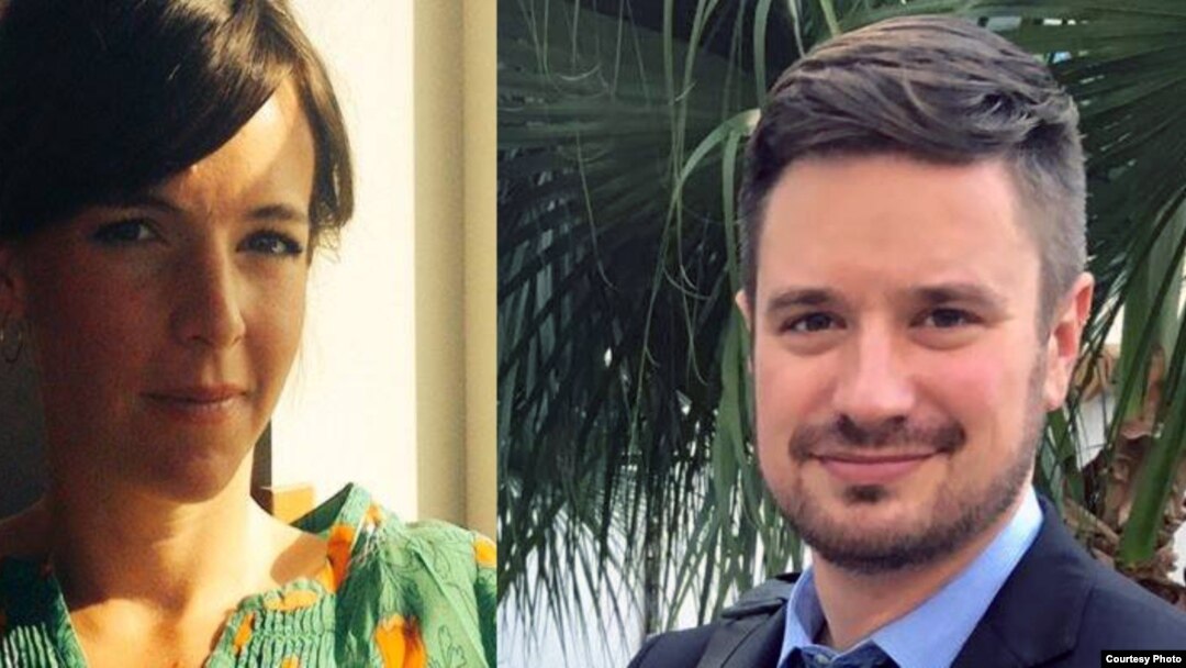 BA experts ya ONU Zaida Catalan et Michael Sharp, bakufaki na Kasaï le 12 mars 2017.