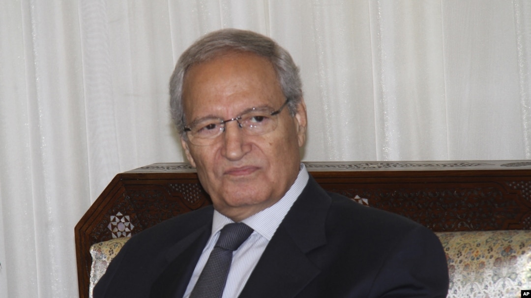Syrian Vice President Farouk Al-Sharaa in Damascus, Sunday, August 26, 2012.