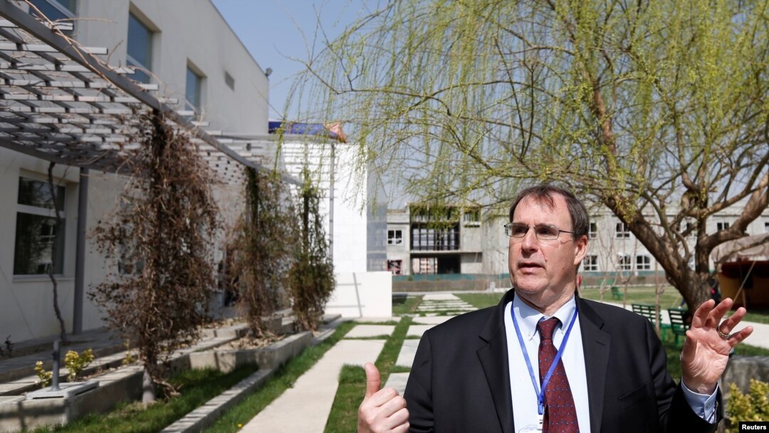 David Sedney, acting president of American University of Afghanistan speaks during an interview at a American University in Kabul, Afghanistan March 27, 2017.REUTERS/Mohammad Ismail - RC1FECCCD800