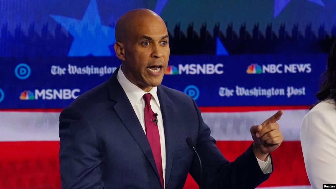 El senador por Nueva Jersey Corey Booker expresó su apoyo a Joe Biden para la nominación presidencial demócrata. 