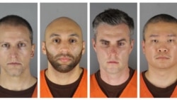 The police officers charged in connection with the in-custody death of George Floyd. From left: Derek Chauvin, J Alexander Kueng, Thomas Lane and Tou Thau.