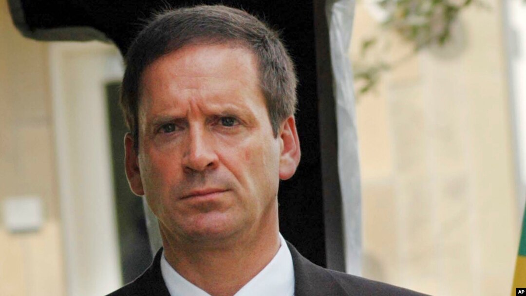 FILE - Then-US ambassador to Tanzania Mark Green is seen at the U.S. embassy in Tanzania, Aug. 7, 2008. 