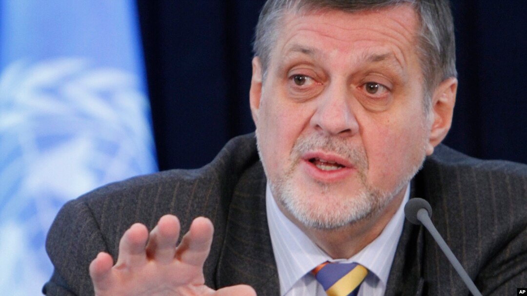 FILE - Jan Kubis, the U.N. Secretary-General's special representative to Afghanistan (2012 photo)